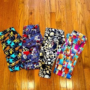 Disney LulaRoe Leggings (OS-One Size) Lot of 4 pairs